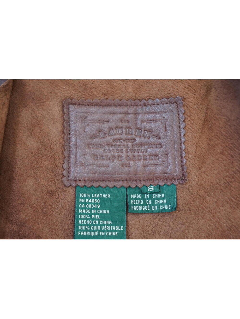 Ralph Lauren Leather Western Fringe Concho Button Suede Lined Vest Boho Size S - Picture 3 of 6